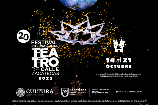 Concluye exitosamente la edición 20 del Festival Internacional de Teatro de Calle en Zacatecas 2023