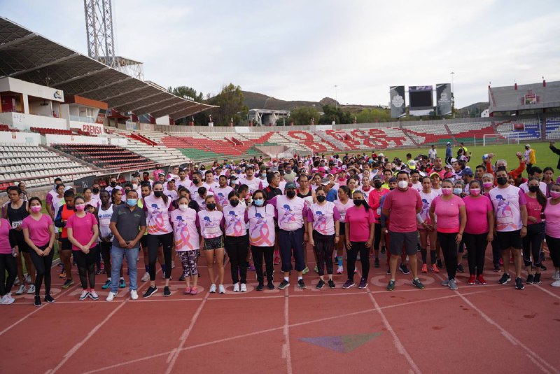 PARTICIPA ALCALDE JORGE MIRANDA CASTRO EN LA CARRERA 5K ‘NO TODO ES COLOR DE ROSA’