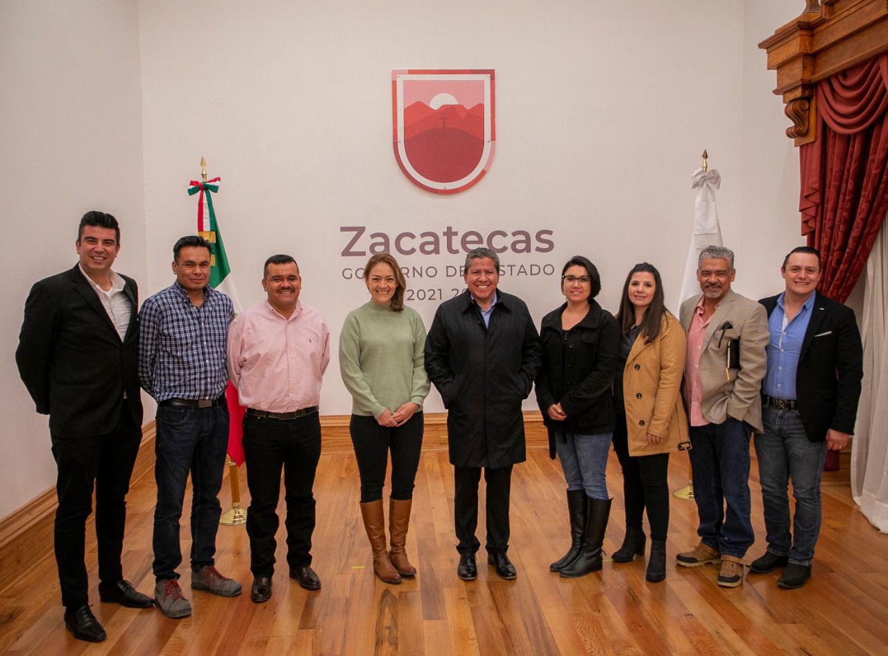 Unir esfuerzos para consolidar la transformación de Zacatecas: coinciden el Gobernador David Monreal y la Delegada de Programas para el Desarrollo, Verónica Díaz