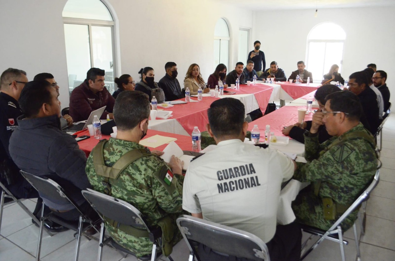 Se fortalecen coordinación operativa y estrategias de seguridad para recuperar la paz en Zacatecas