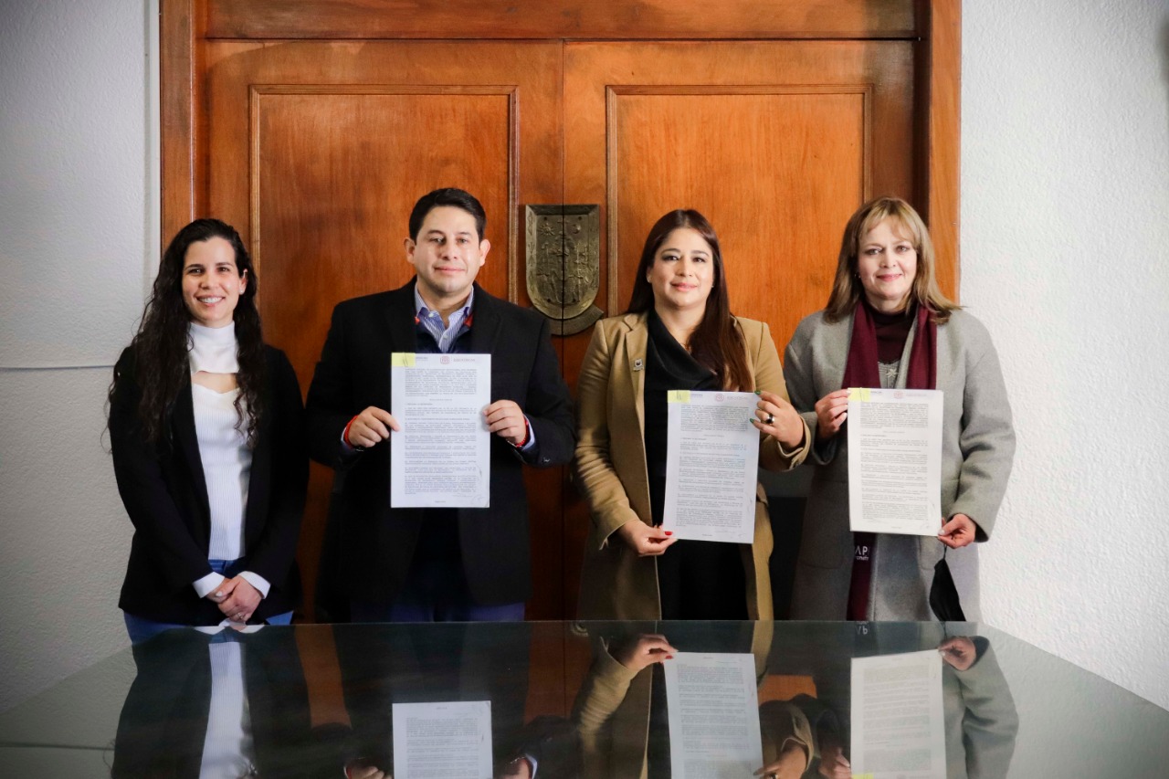 Firma Gobierno de Zacatecas convenio de coordinación con la Presidencia Municipal de la Capital