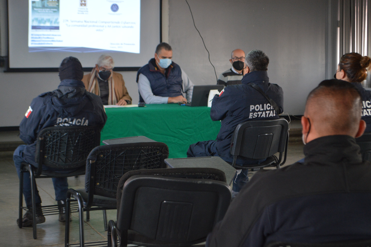 Capacitan a policías de Zacatecas en la prevención de consumo de alcohol, tabaco y sustancias ilícitas