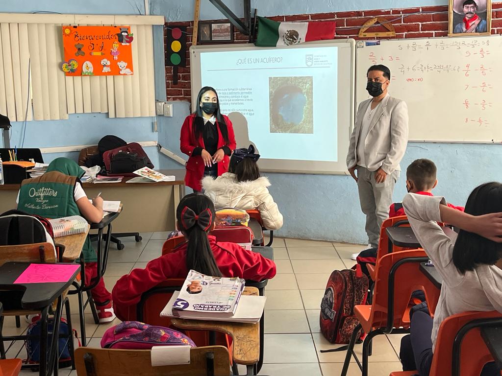 Niños de escuelas primarias de Guadalupe y Zacatecas aprenden sobre el cuidado del agua