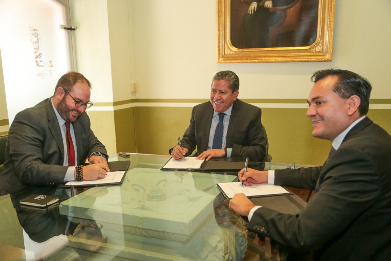 Firma Gobernador David Monreal convenio de colaboración con Infotec para impulsar el desarrollo tecnológico de Zacatecas