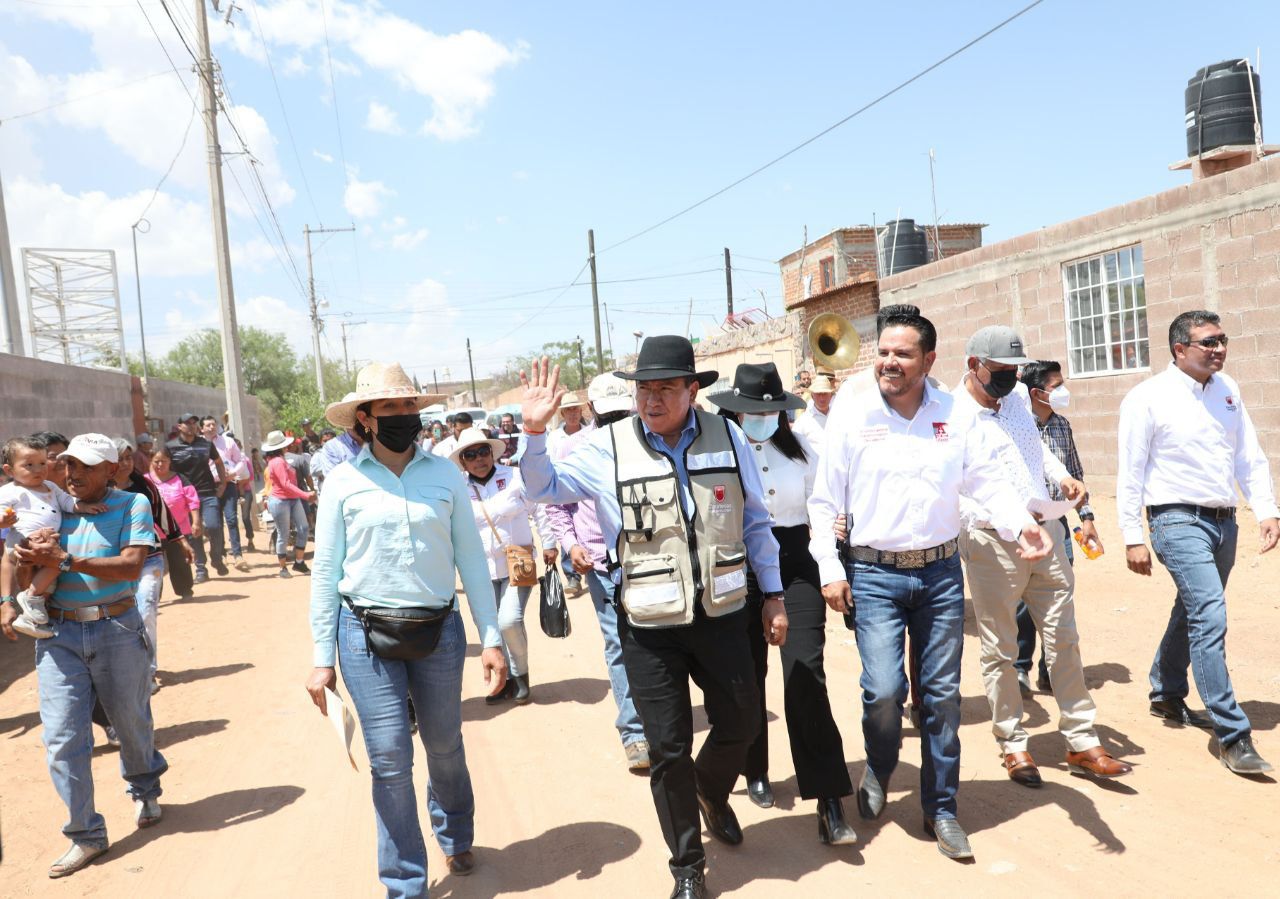 En hecho histórico, anuncia David Monreal pavimentación de 67 calles en Ojocaliente