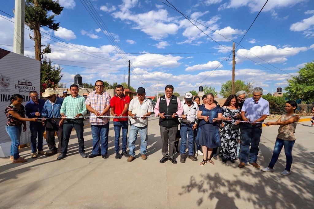 FORTALECE SAÚL MONREAL A COLONIAS Y COMUNIDADES CON OBRAS