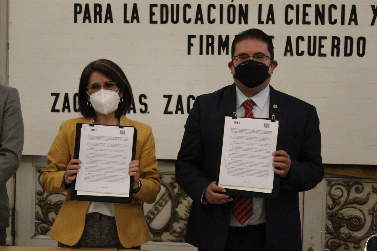 UAZ legaliza colaboración con la Organización de Estados Iberoamericanos