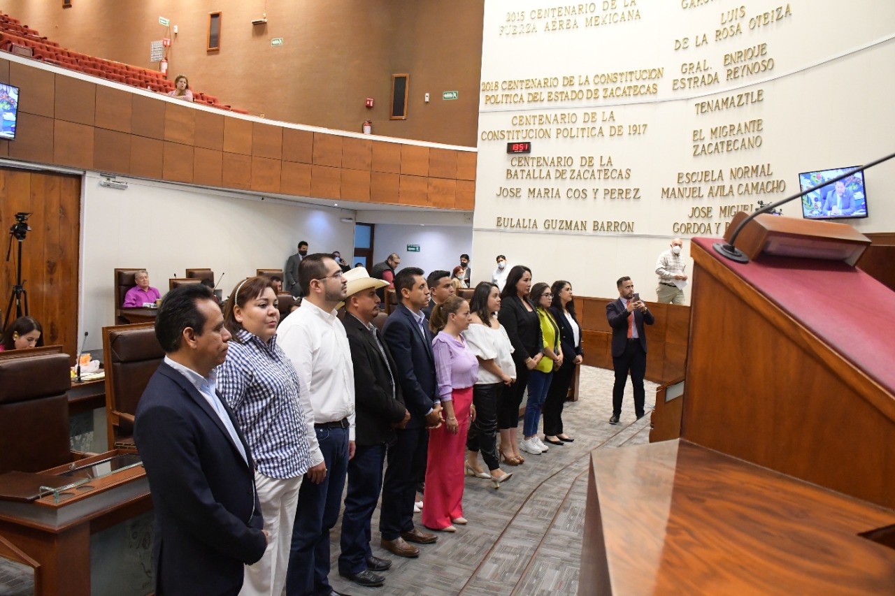 Rinden protesta legisladores que representarán al Poder Legislativo ante el IEEZ