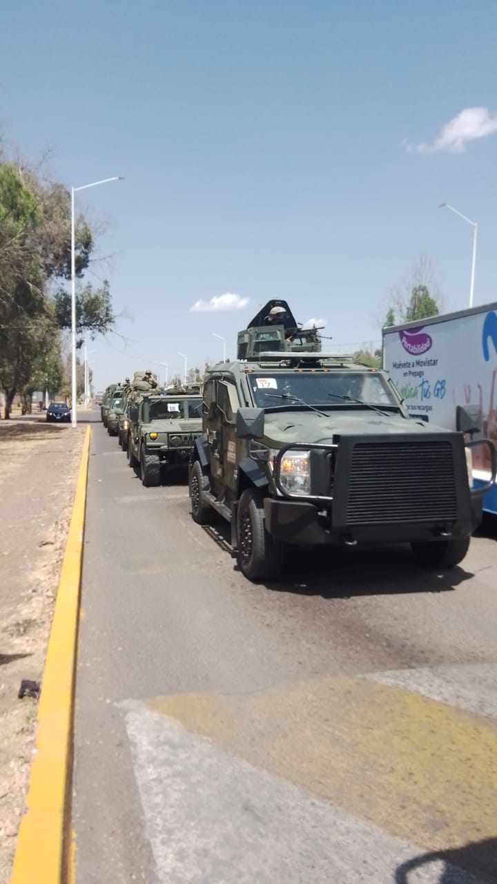 Arriba Batallón de Infantería Militar a Zacatecas