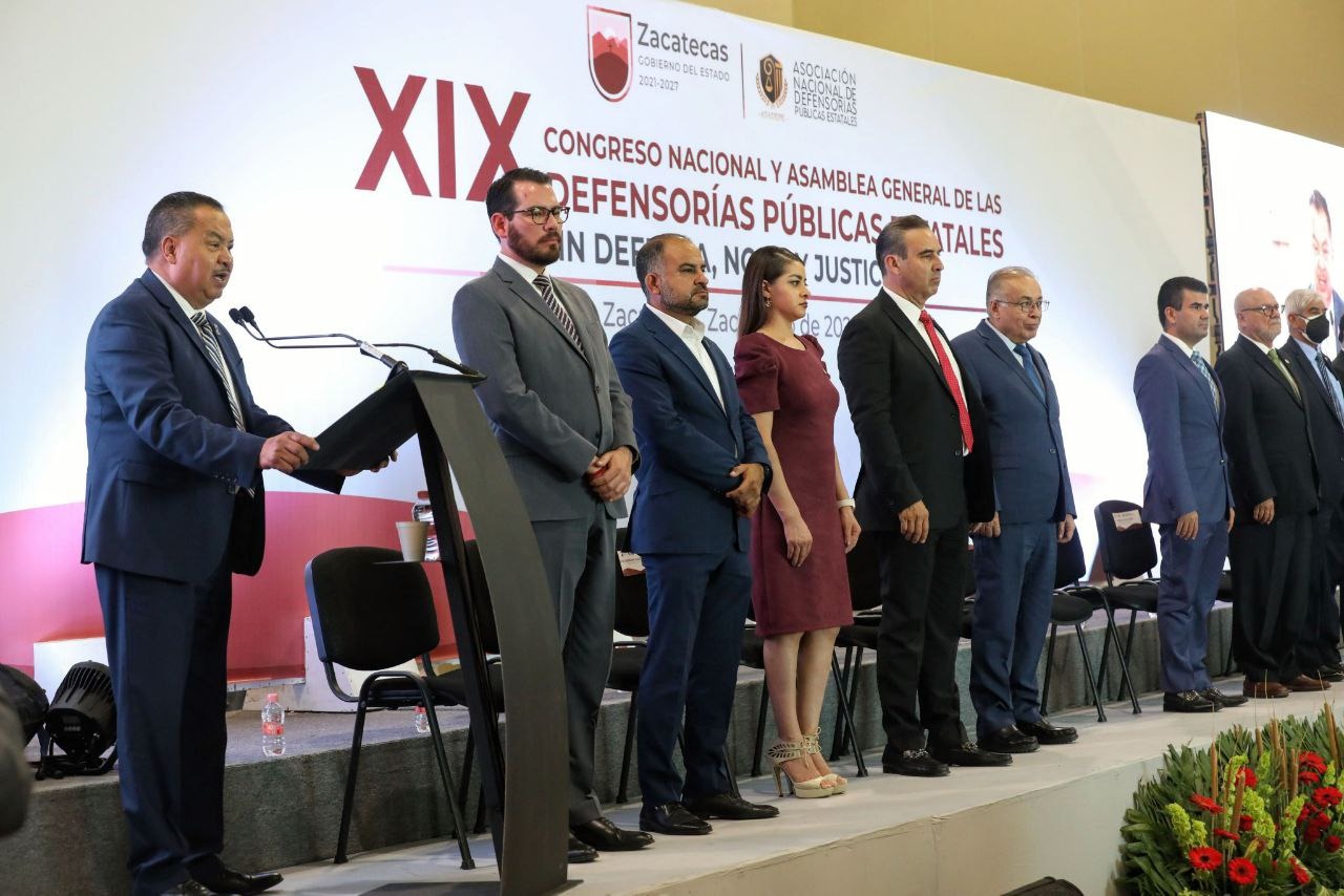Inicia en Zacatecas XIX Congreso Nacional y Asamblea General de las Defensorías Públicas