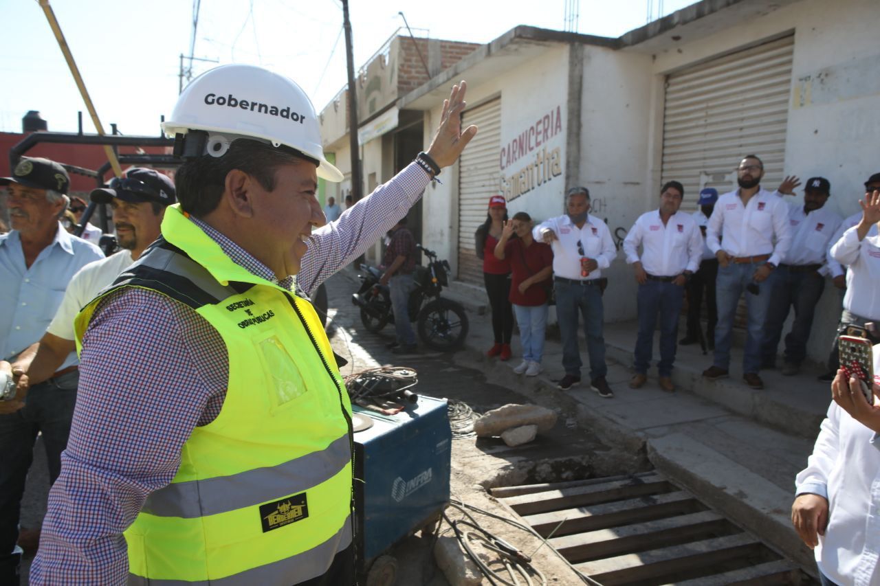 Arranca Gobernador David Monreal Ávila pavimentación de 67 calles en el municipio de Ojocaliente 