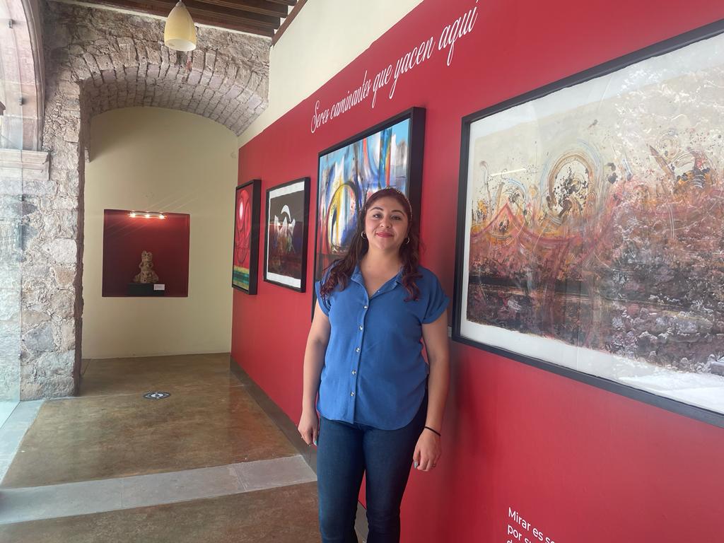 Exponer en el Museo Zacatecano es mostrarse en el recinto más representativo de la entidad: artista plástica Eli Cuevas