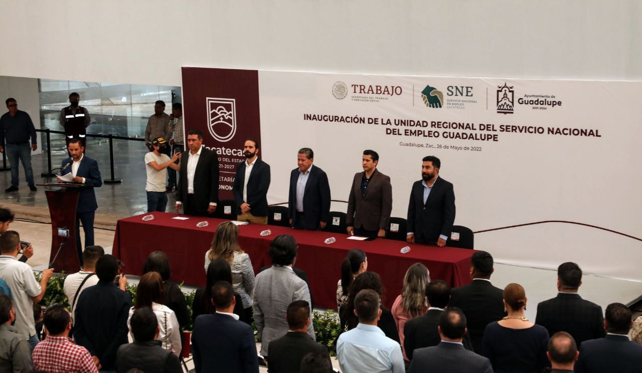 Firma Gobernador David Monreal Ávila convenio con la Secretaría del Trabajo para fortalecer el empleo en Zacatecas