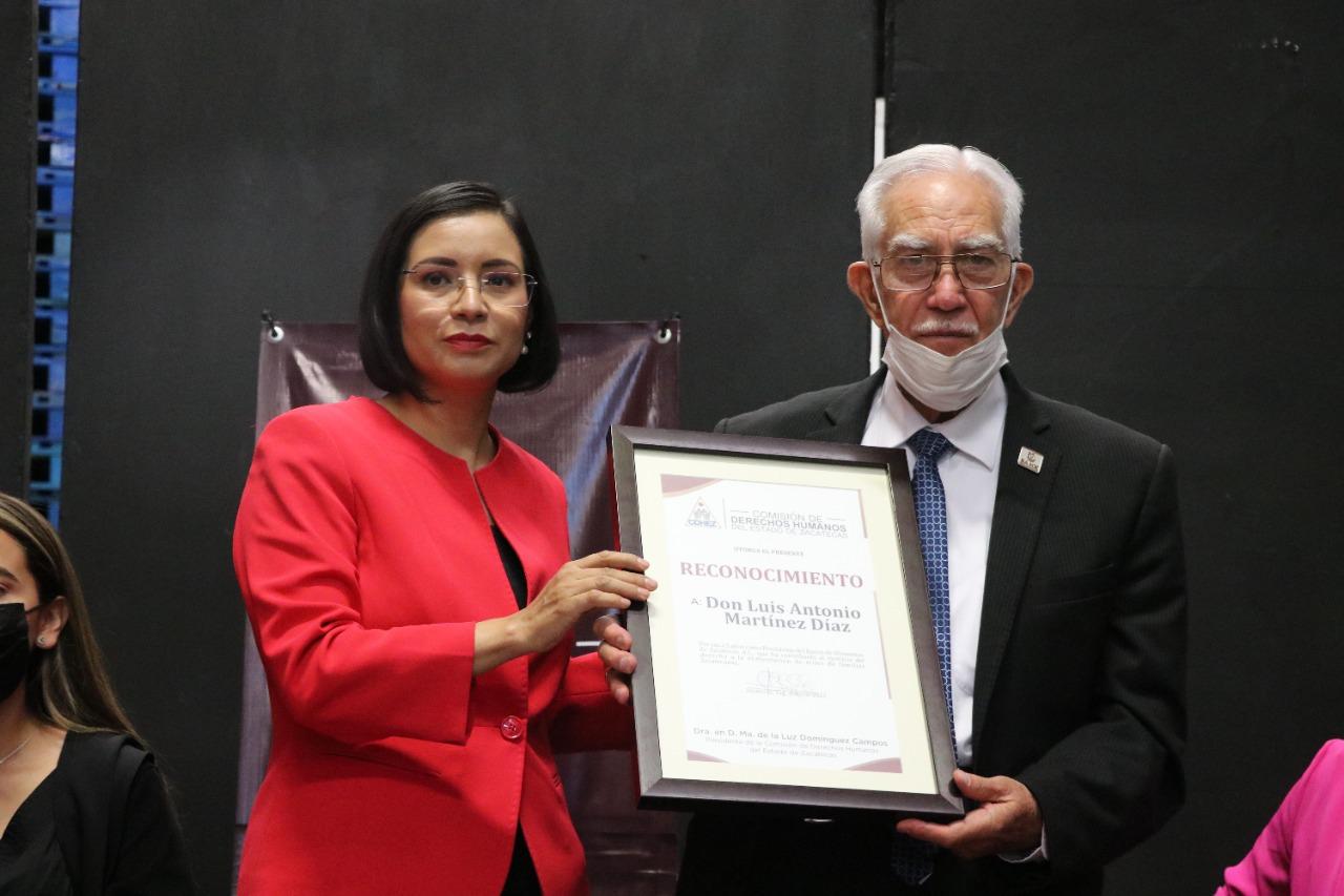 La CDHEZ reconoce al Presidente del Banco de Alimentos de Zacatecas