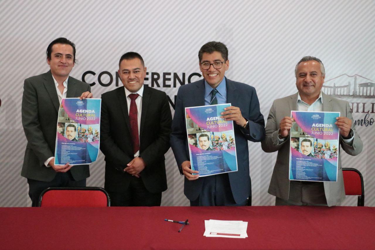 PRESENTAN EN CONFERENCIA DE PRENSA LA AGENDA CULTURAL DE JUNIO