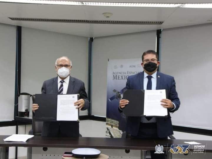 UAZ ratifica colaboración con AEM en materia de desarrollo espacial.