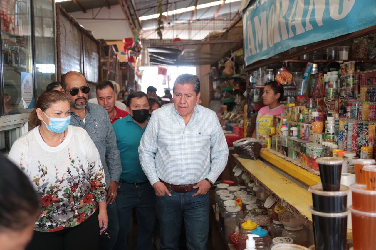 Apoyará Gobernador David Monreal a locatarios de mercados de Fresnillo