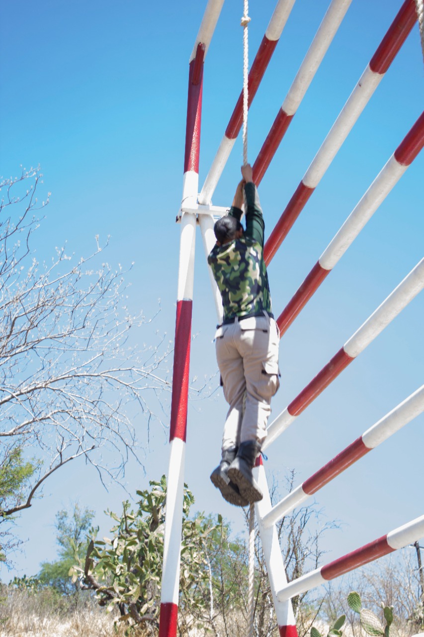 Estudiantes cadetes de Zacatecas destacan en el Encuentro Nacional del Bachillerato General Militarizado