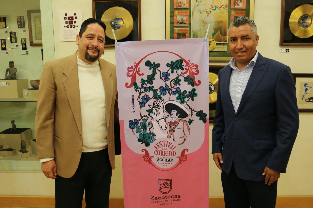 Del 23 al 26 de junio, Gobierno de Zacatecas realizará el Festival del Corrido “Don Antonio Aguilar”