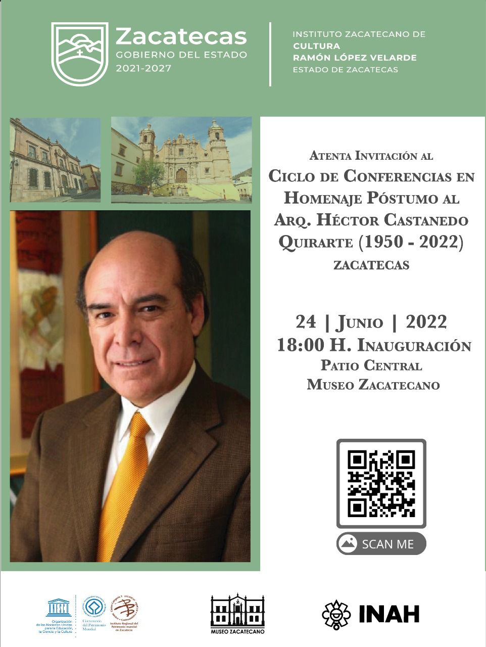 Presentan Ciclo de Conferencias en Homenaje Póstumo a Héctor Castanedo Quirarte