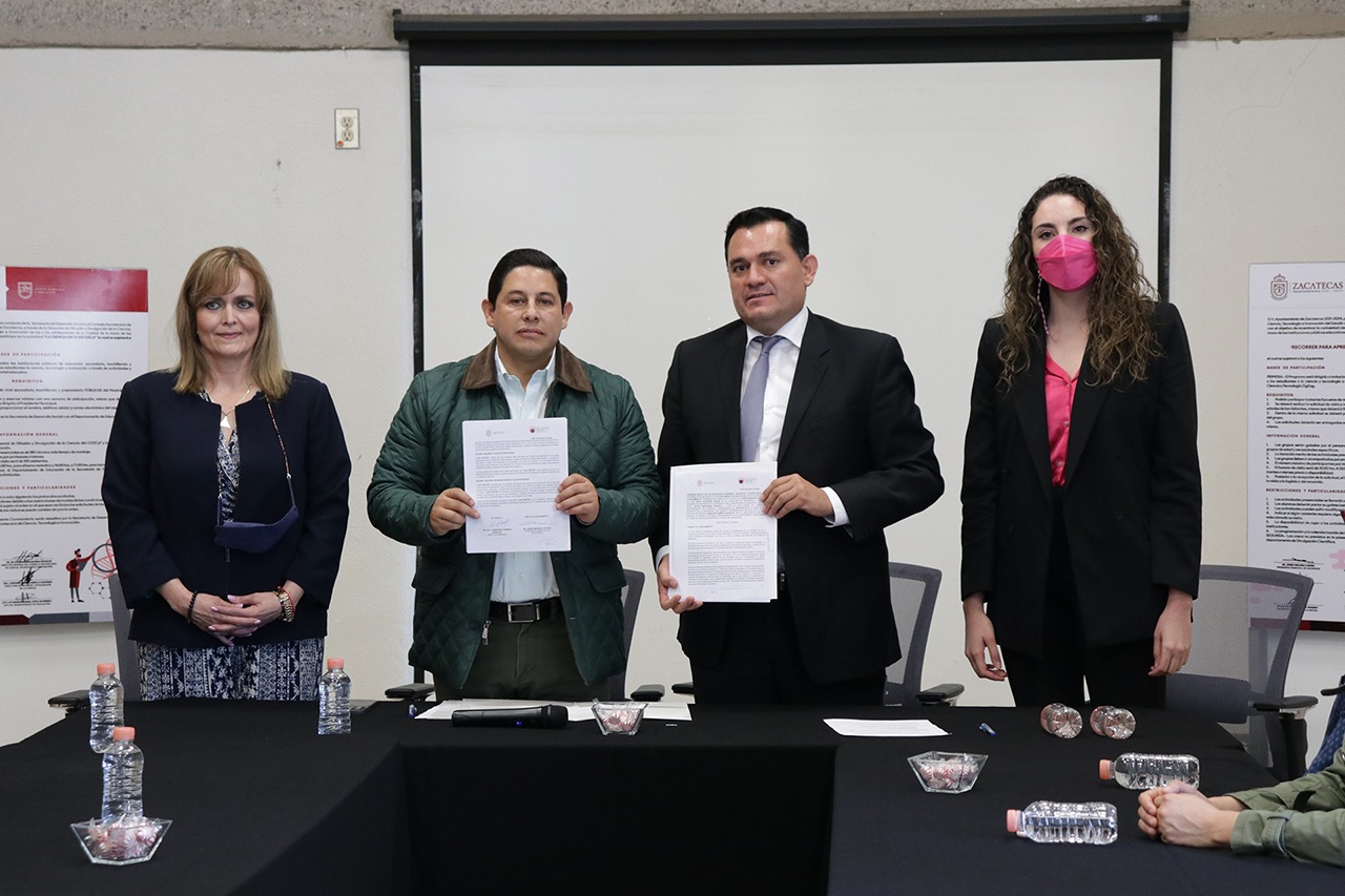 Conjuntan esfuerzos Cozcyt y Ayuntamiento de Zacatecas para llevar Ciencia Itinerante a estudiantes de educación básica