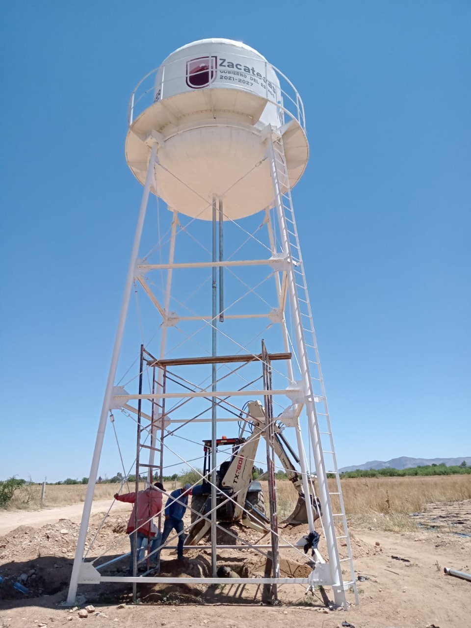 Gobierno de Zacatecas amplía el sistema de agua potable de Villa Hidalgo