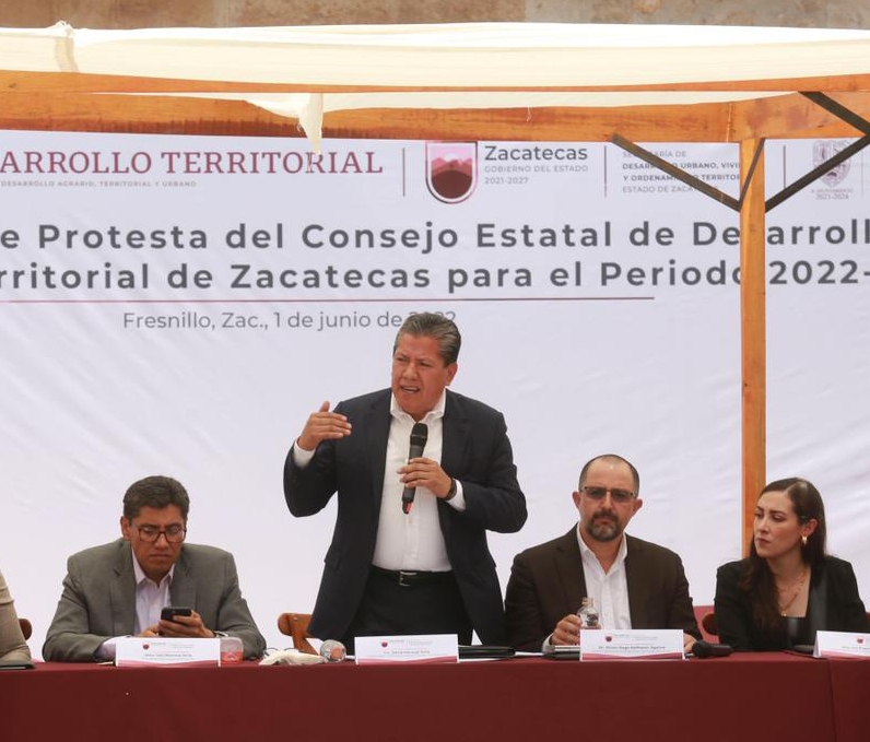 Gobernador David Monreal Ávila tomó protesta al Consejo Estatal de Desarrollo Urbano y Ordenamiento Territorial de Zacatecas