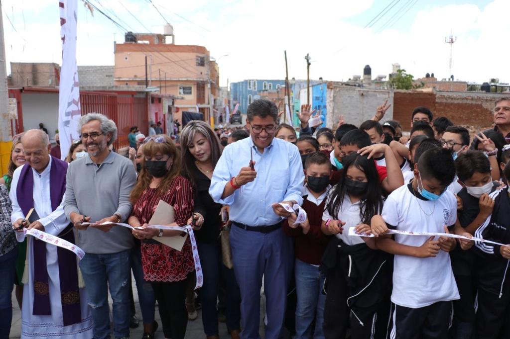 CUMPLE SAÚL MONREAL CON LA REHABILITACIÓN DE LA CALLE 20 DE NOVIEMBRE
