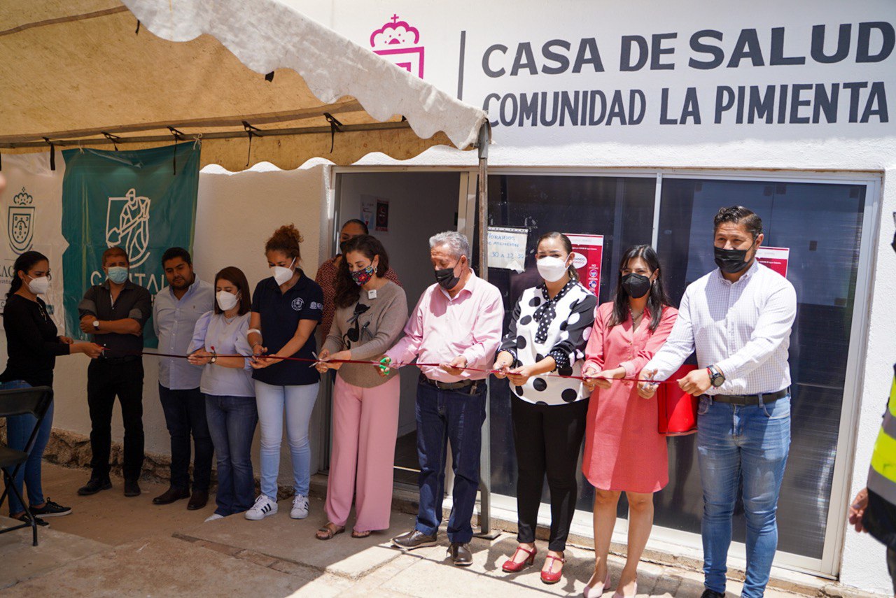 REHABILITA JORGE MIRANDA CASAS DE SALUD EN LAS COMUNIDADES DE RANCHO NUEVO Y LA PIMIENTA