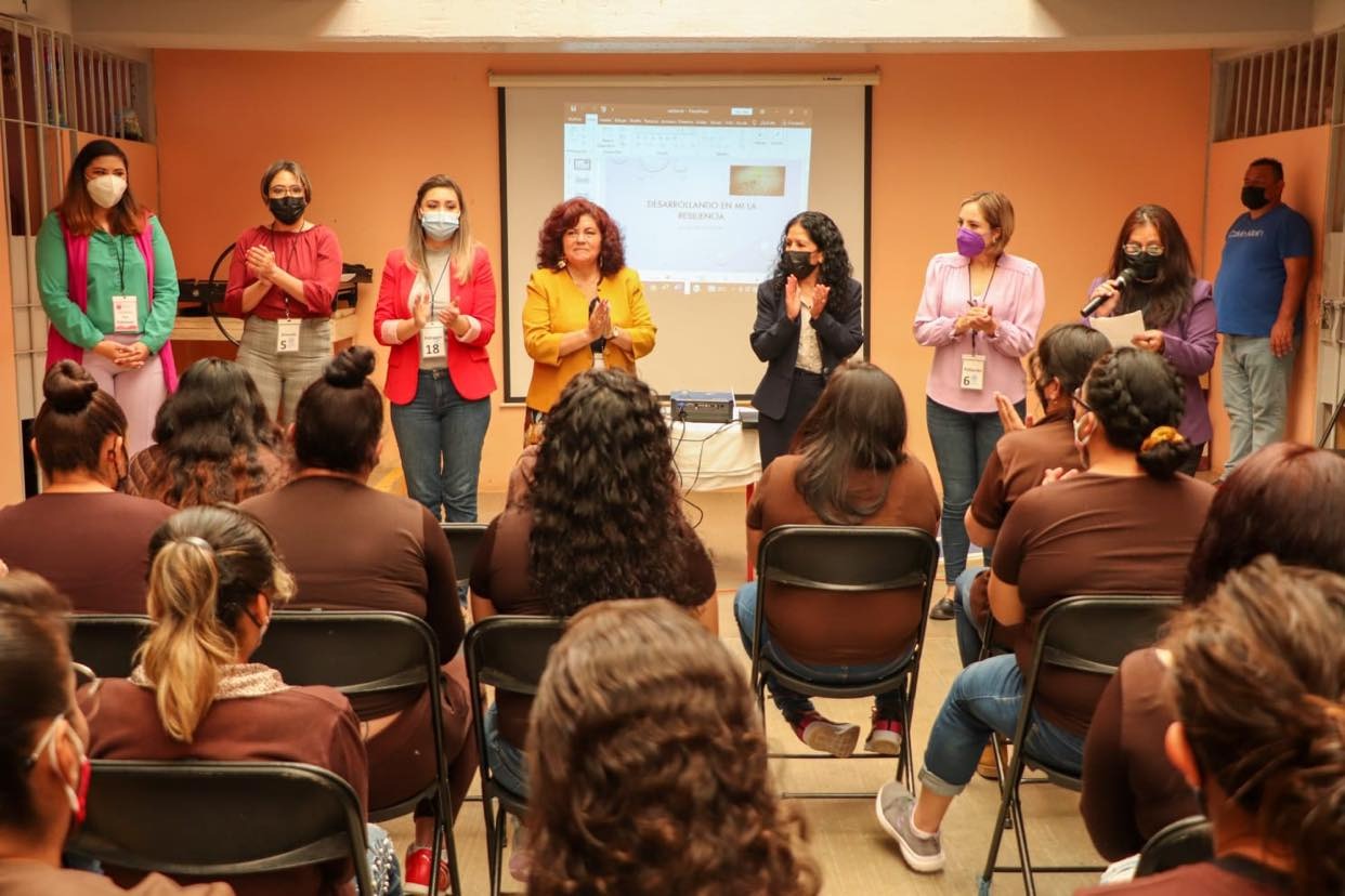 Lleva Gobierno de Zacatecas plática sobre Resiliencia a mujeres del Cerereso 