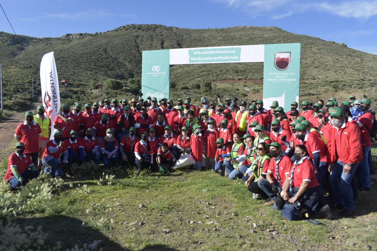 Se suma Gobierno de Zacatecas a la jornada de limpieza “Por un Mundo sin Residuos”