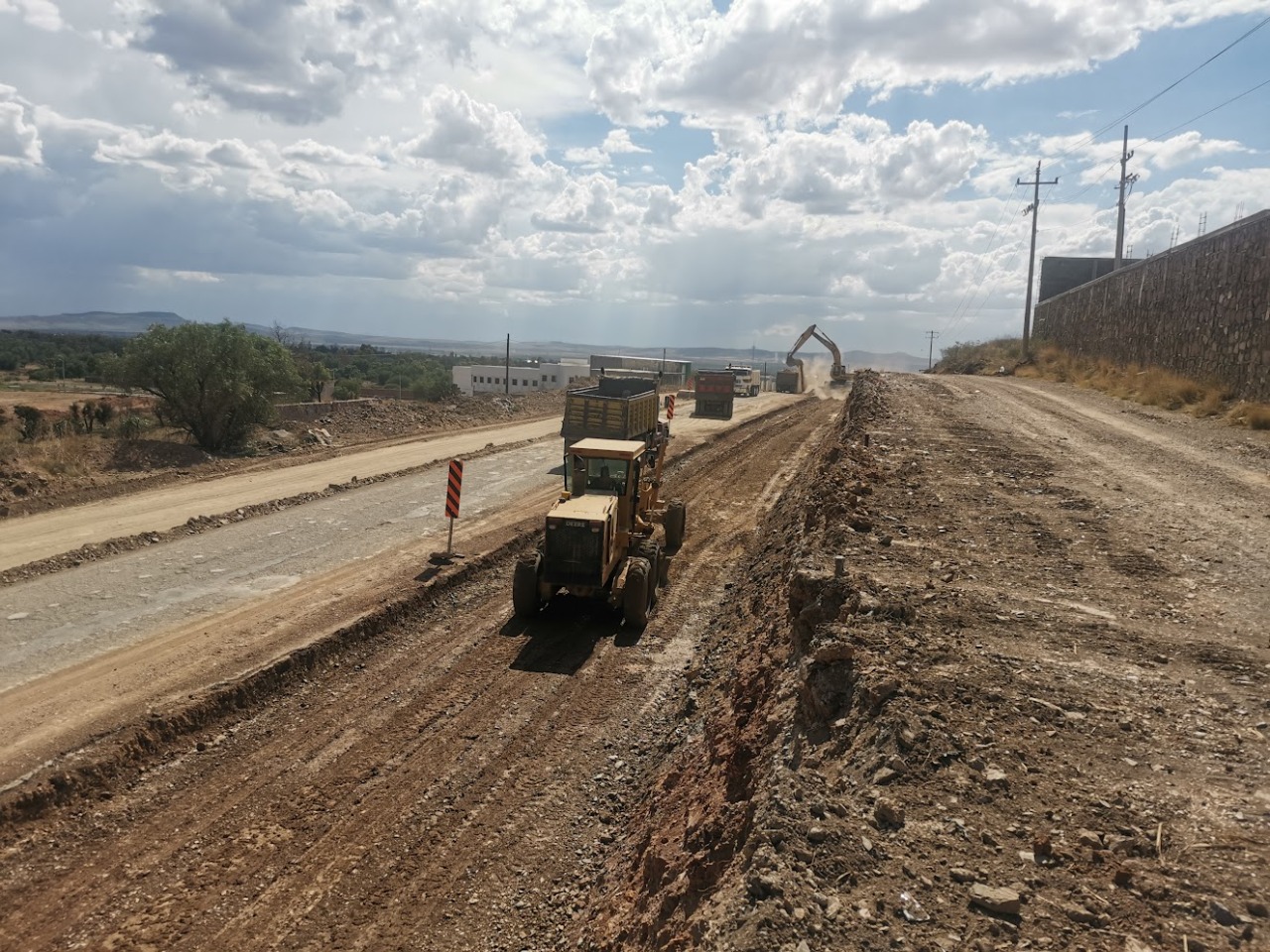 Avanza Gobierno de Zacatecas en la ampliación y modernización de la Vialidad El Orito-Entronque Carretera a Guadalajara
