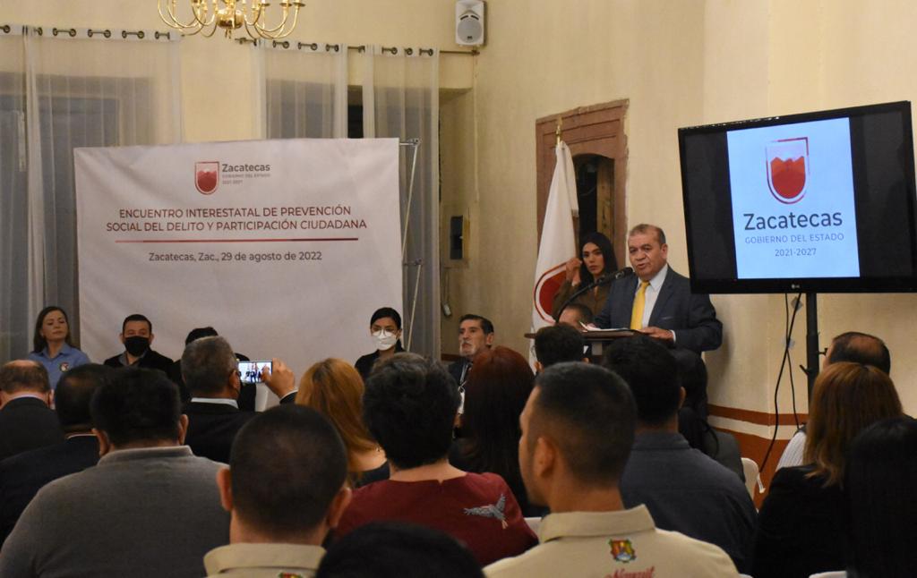 Realiza Gobierno de Zacatecas encuentro interestatal para la prevención del delito