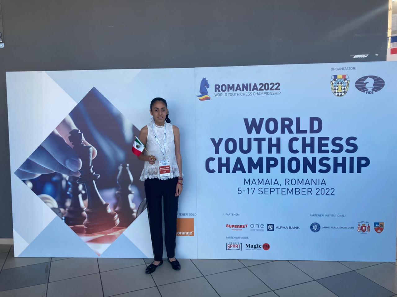 Alumna de la UAZ representa a México en el mundial juvenil de ajedrez en Mamaia Rumanía