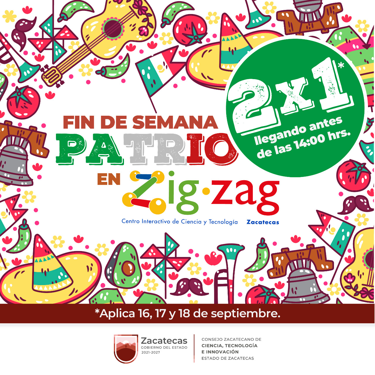 Ofrece Zigzag promoción 2X1 en este “Fin de Semana Patrio”