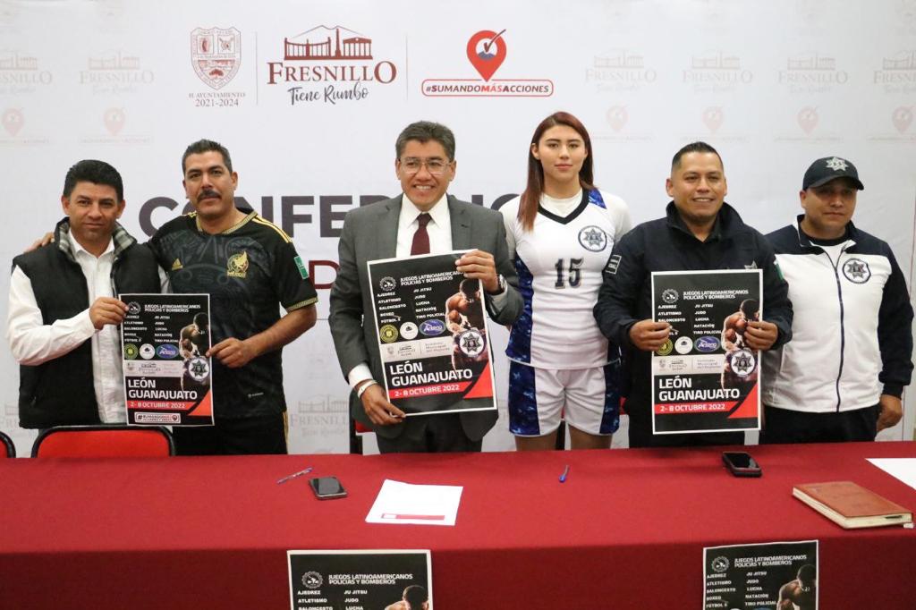 PARTICIPAN FRESNILLENSES EN LOS JUEGOS LATINOAMÉRICANOS POLICÍAS Y BOMBEROS
