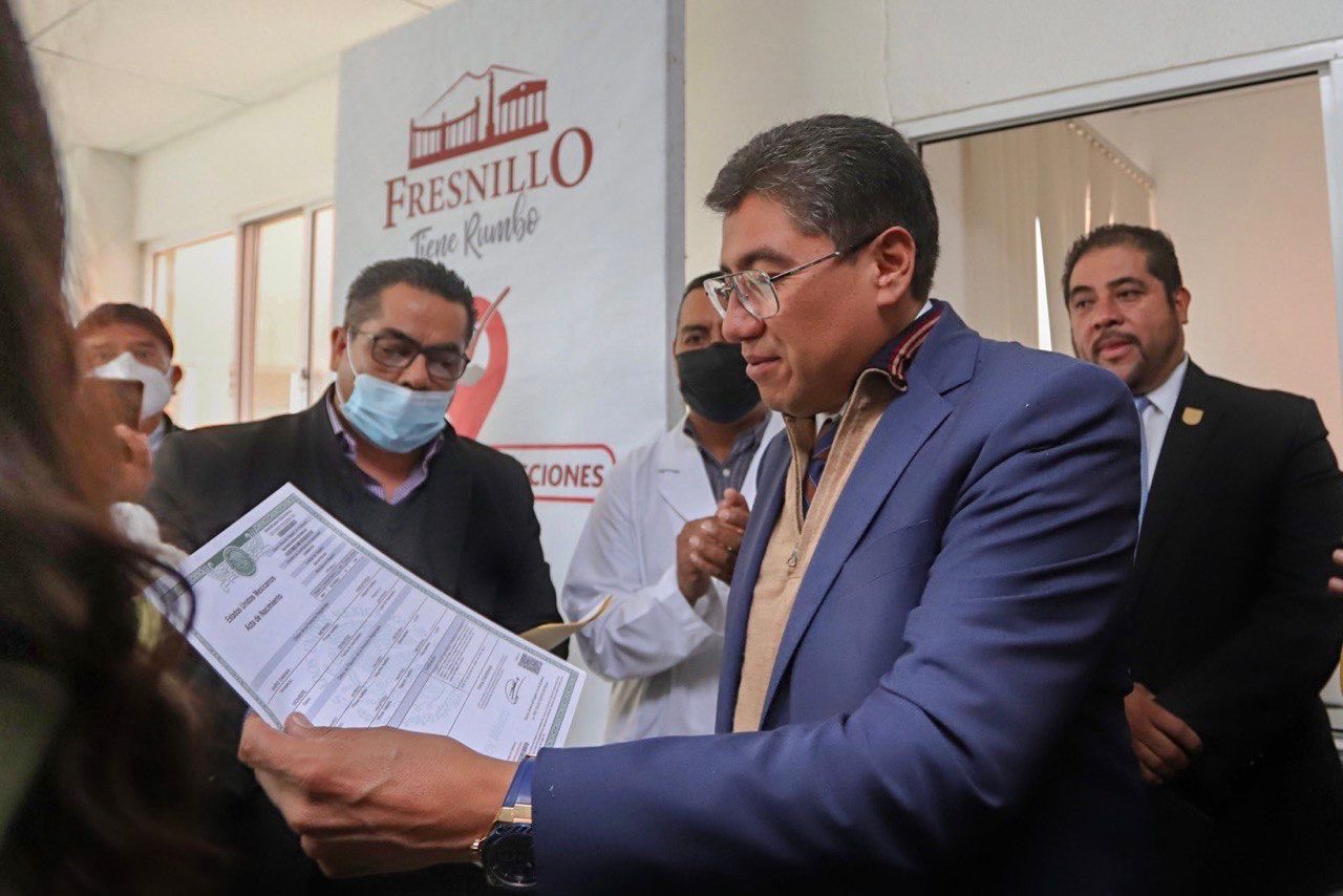 REACTIVAN MÓDULO DEL REGISTRO CIVIL EN EL HOSPITAL GENERAL FRESNILLO