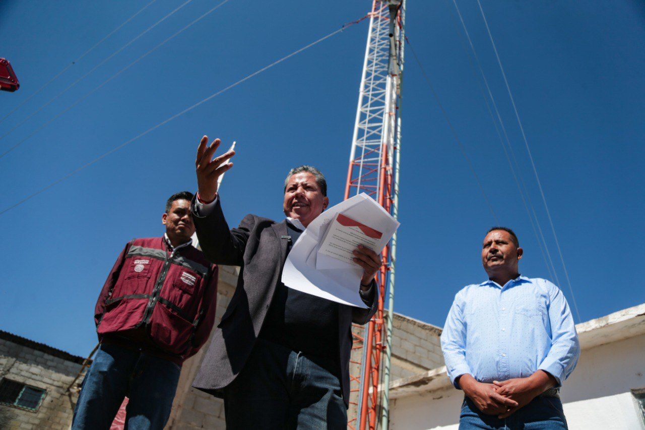 Lleva Gobernador David Monreal conectividad 4G a Melchor Ocampo
