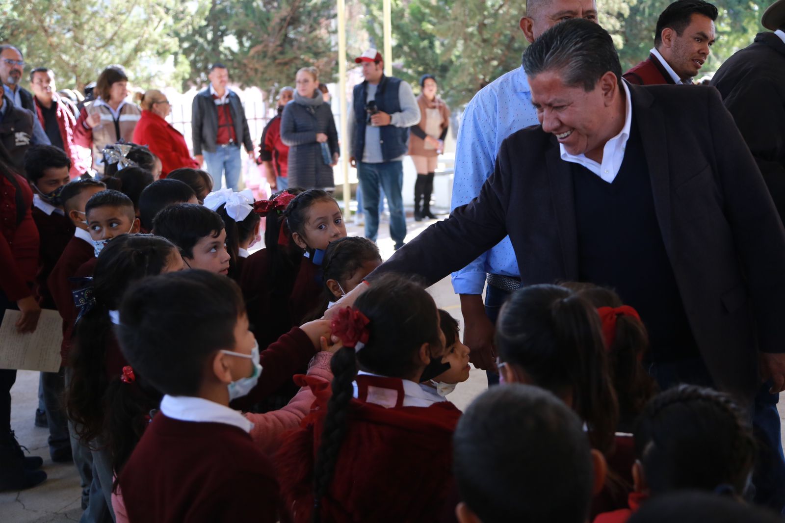 Anuncia Gobernador David Monreal apoyo en infraestructura para todas las escuelas de Melchor Ocampo