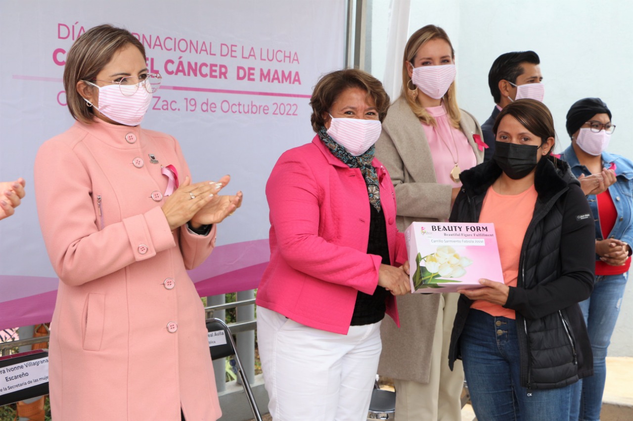 Refuerza Gobierno de Zacatecas estrategias de prevención contra el cáncer de mama