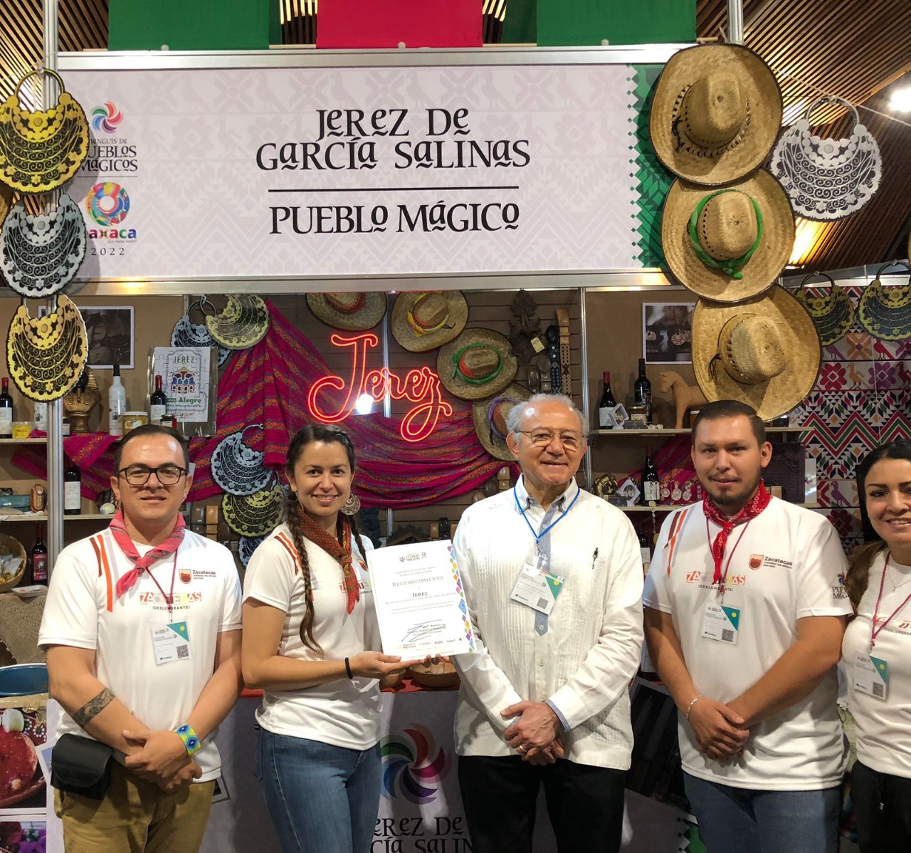 EXITOSA LA REPRESENTACIÓN DE JEREZ EN 4° TIANGUIS NACIONAL DE PUEBLOS MÁGICOS