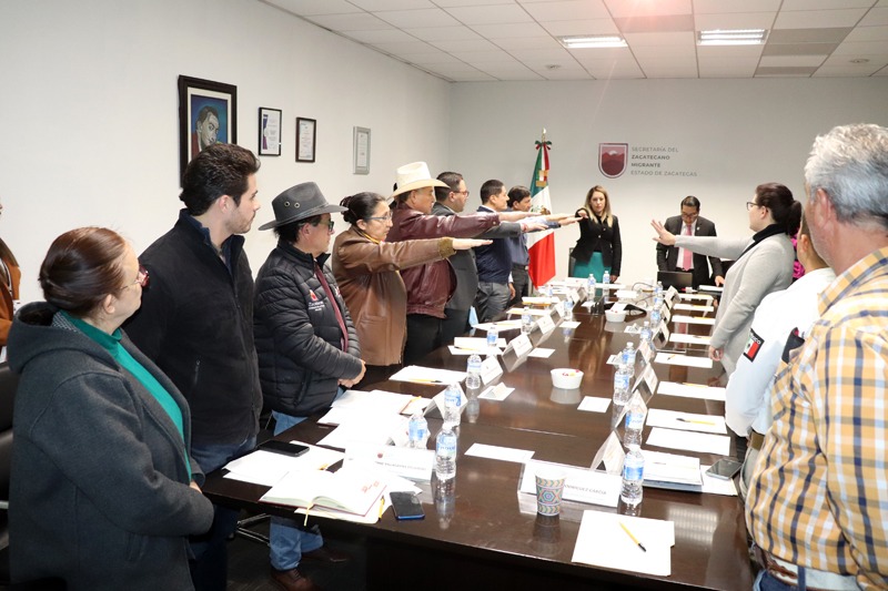 Se instala y sesiona el Consejo Interinstitucional de Atención a los Zacatecanos Migrantes