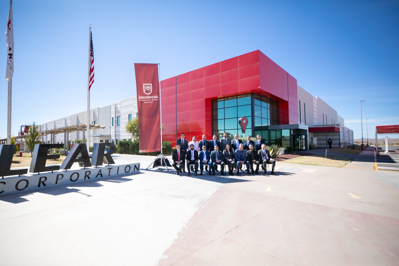 Acorde a uno de los ejes tractores del Gobernador David Monreal, Lear Corporation anuncia 600 nuevos empleos para Zacatecas