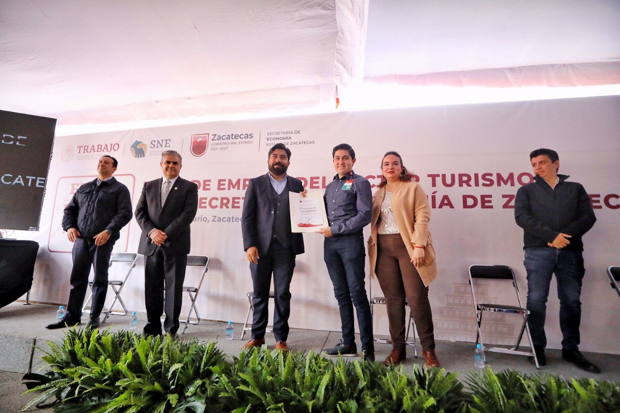 Promueve Gobierno de Zacatecas más de 300 vacantes en la Feria del Empleo para el Sector Turismo