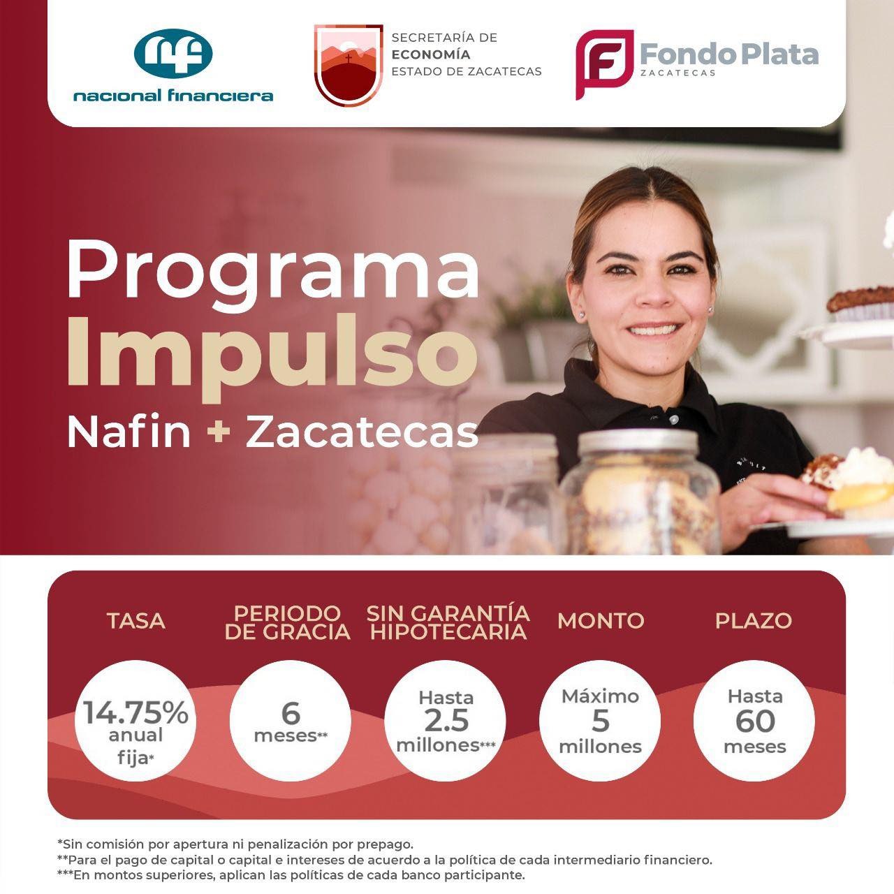 Invita Gobierno de Zacatecas a pequeños negocios a acceder a financiamiento del programa Nafin + Zacatecas