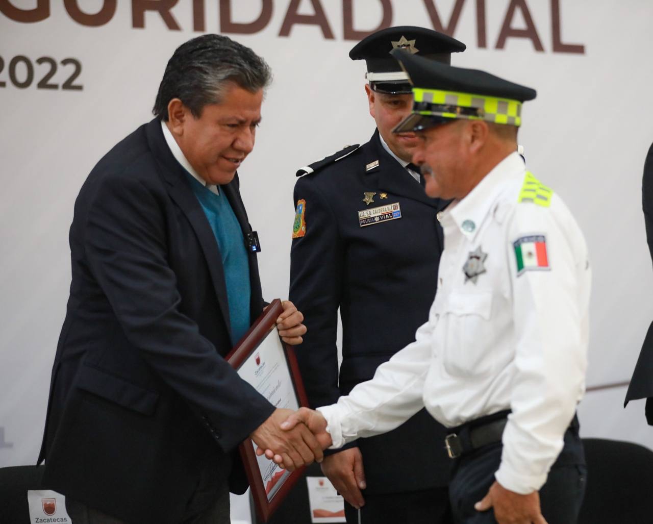 Reconoce Gobernador David Monreal a los policías viales en su día y anuncia acciones para dignificar a la corporación