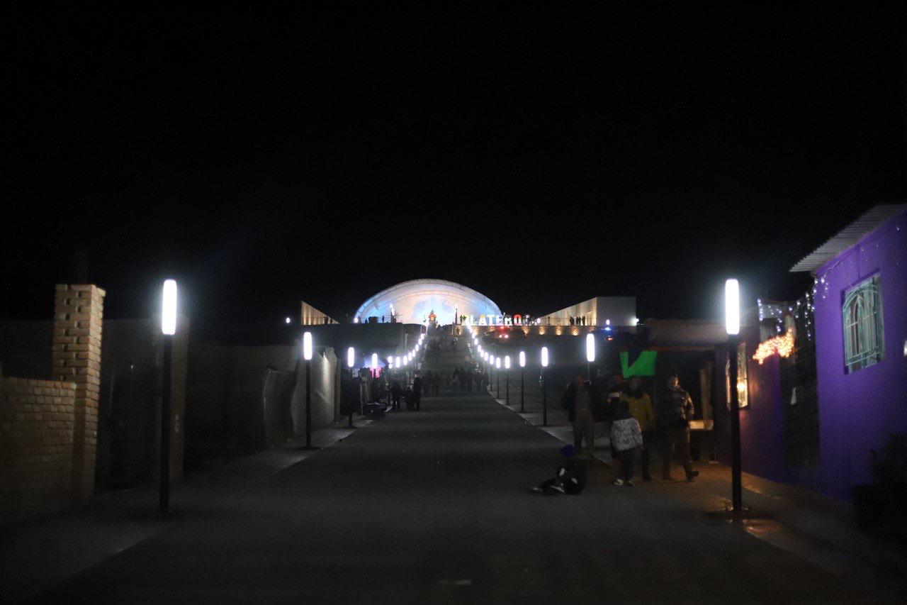 INAUGURA SAÚL MONREAL LA ILUMINACIÓN ESCÉNICA EN EL CERRO DEL SANTO NIÑO DE ATOCHA