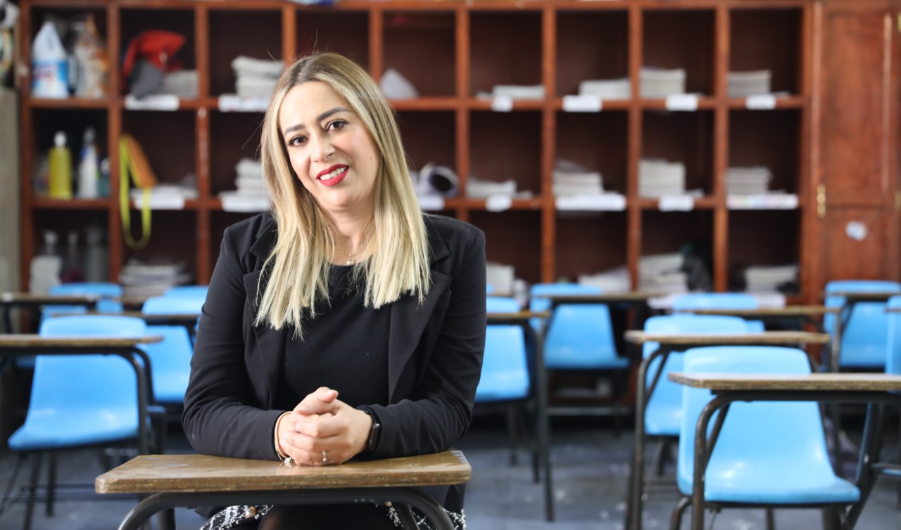 Reconoce Esmeralda Garza estrategia educativa del Gobernador David Monreal