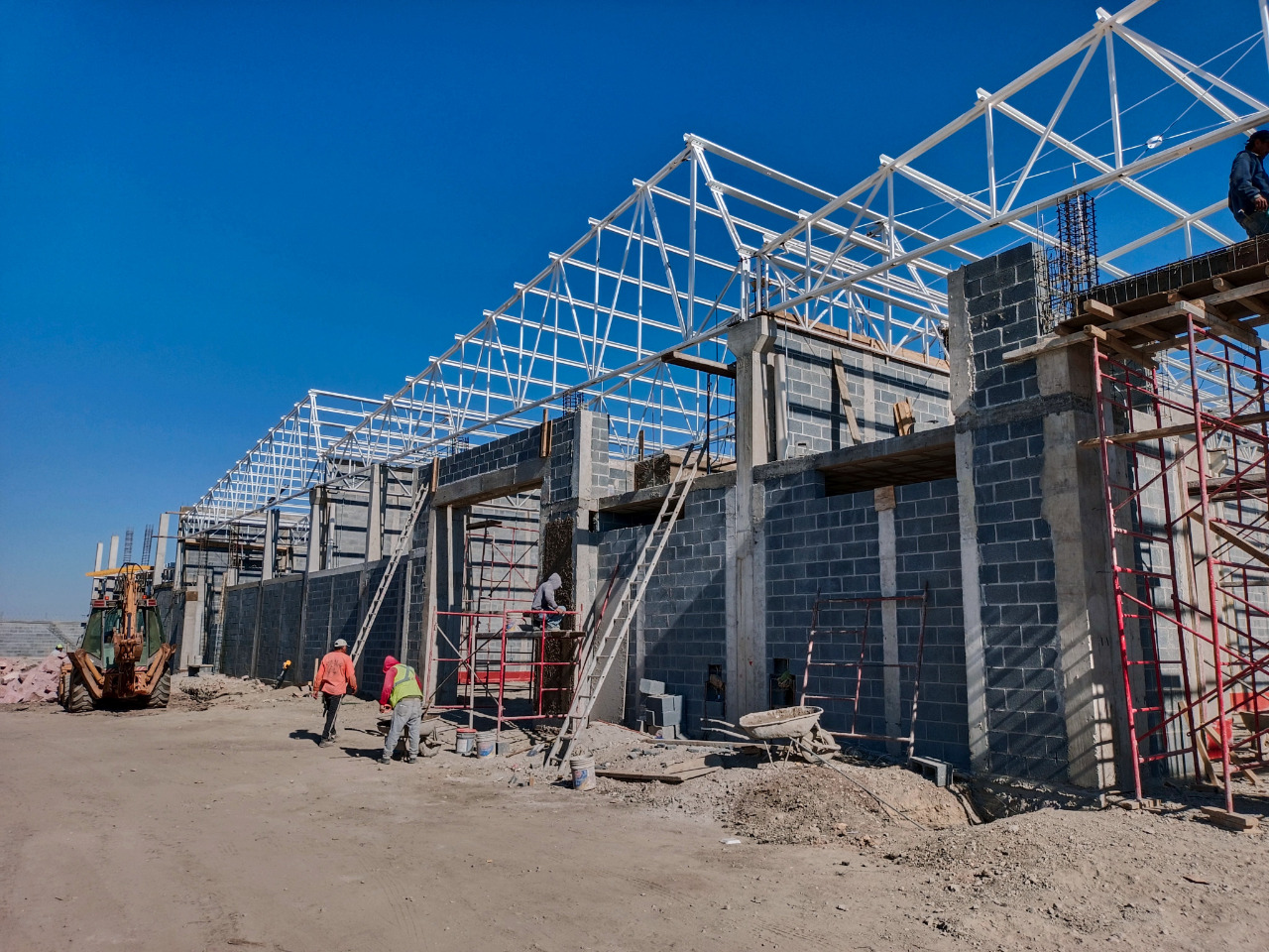 Gobierno de Zacatecas avanza en la construcción del complejo de almacenes centrales