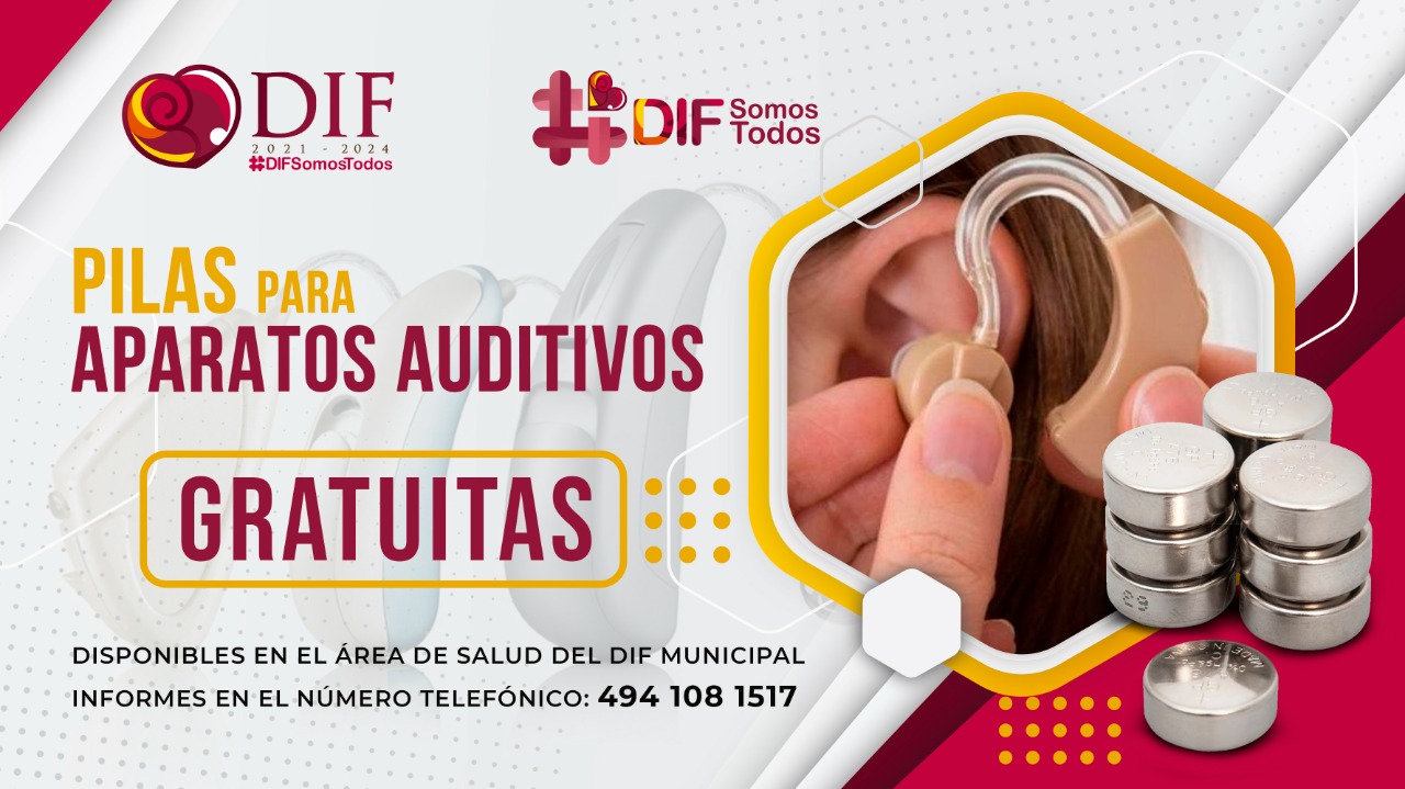 DIF DE JEREZ OFRECE PILAS GRATUITAS PARA APARATOS AUDITIVOS